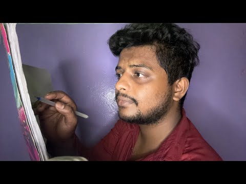 ASMR Sketching Your Face In 2 Minute [Fast Sketching ASMR]