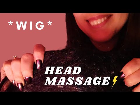 ASMR - 6 HOURS FAST and AGGRESSIVE SCALP SCRATCHING MASSAGE | WIG scratching | No talking for sleep