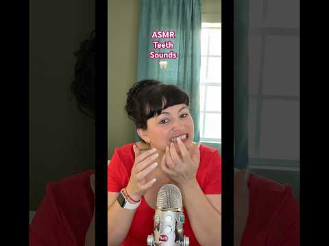 ASMR Teeth Sounds 🦷 #asmr #asmrsounds #tapping #scratching @aramoonasmr1111