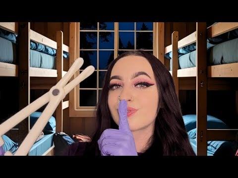 [ASMR] Camp Counselor Gives You A Cartilage Piercing 👂🏼✨ | Whispered