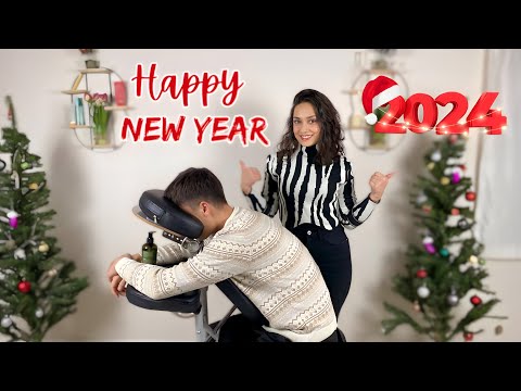 ASMR MASSAGE SEDEF - FACE,HEAD,NECK,SHOULDER (HAPPY NEW YEARS)