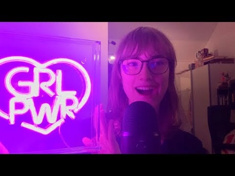 ASMR GIRL POWER | Unboxing With Tapping/Plastic Wrap/Lights