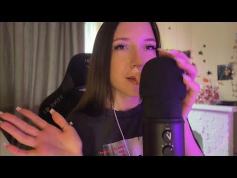 ASMR БЫСТРЫЕ триггеры по микрофону и ветрозащите, которые мне 😻 Agressive мурашки 101 % / fast asmr 