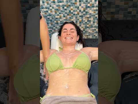 ASMR: Korean Body Wash & Full Service Barbershop Massage #shorts