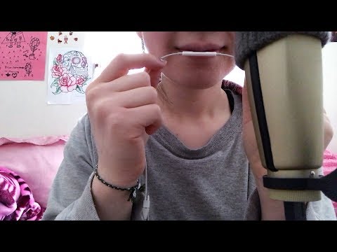 ASMR Intense Mouth Sounds W/ Screen Brushing