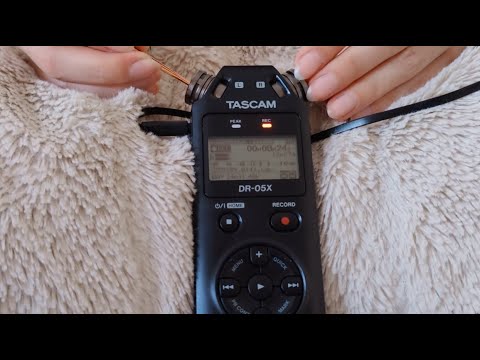 ASMR Ear cleaning and more Tascam triggers for tingles (no talking)