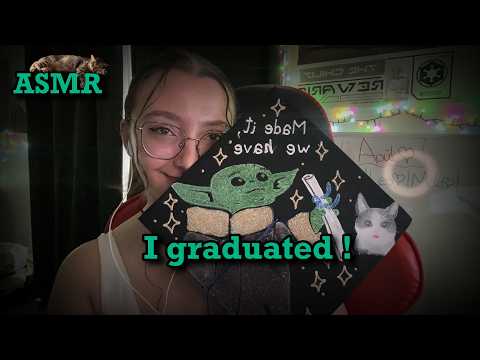 ASMR | Graduation triggers & Chit-Chat whispers 🌙