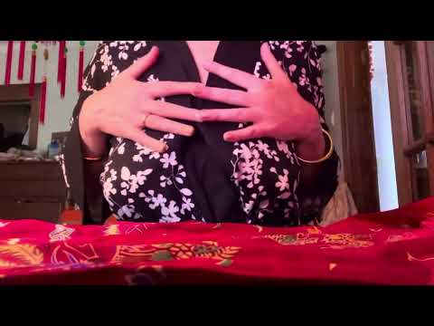 ASMR no bra shirt scratching rubbing