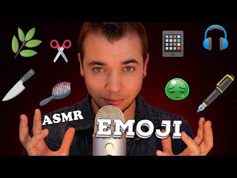 ASMR EMOJI CHALLENGE ! 🥐🥚✨🎍🚐