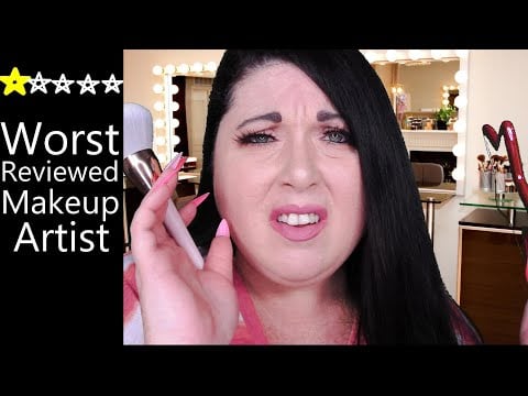 ASMR Worst Reviewed Makeup Artist | Rude, B*tchy, Whispering, Makeup Triggers