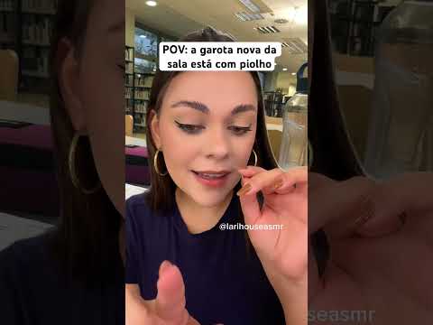 POV: a garota nova da sala está com piolho #shorts #humor #asmr