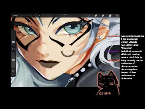late night drawing and qna livestream