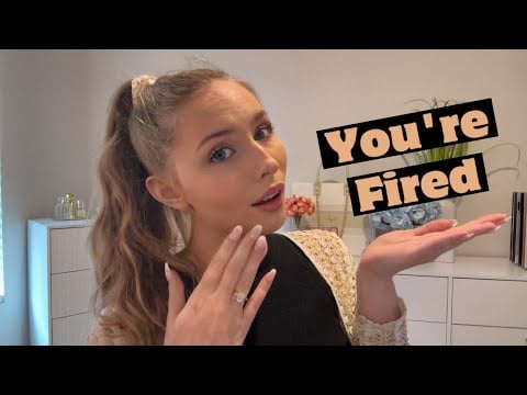 ASMR Roleplay | HR Manager Fires You 😱🔥🫵 (+Typing)