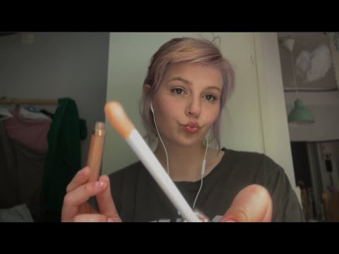 No Talking ASMR - Mouth Sounds, Lollipop & Lip Gloss