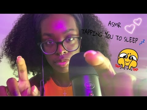 ASMR • Let Me Tap You To Sleep 💤 (up close tapping, lens tapping, deep breathing)