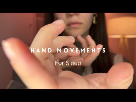 ASMR Up Close Hand Movements to Make You Sleepy | + Rain Sounds