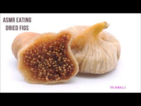 Close up [ASMR]  Eating ★ Dried Figs ★ [Mouth Sounds] [crinkles]
