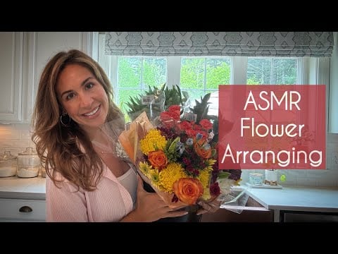 ASMR | Let’s arrange some flowers together 💐☺️ [with 2 extra handsome special guests 🐶🐶💕]