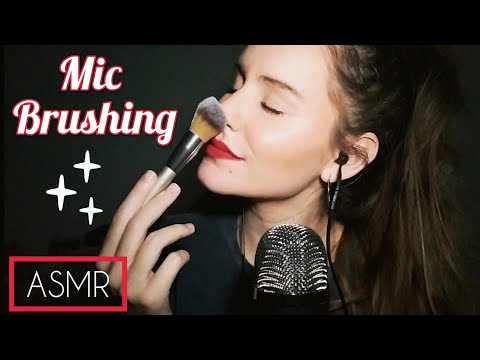 ASMR🎧 SONIDOS DE BROCHA EN EL MICRO (Mic Brushing) + Mouth sounds y te canto una nana😇