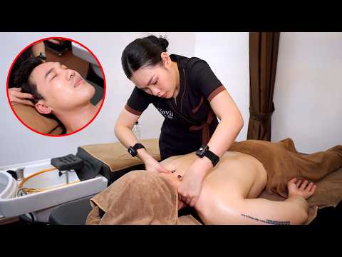 ASMR Relaxing Full Body Oil Massage 😴 I Escaped the Busy City!
