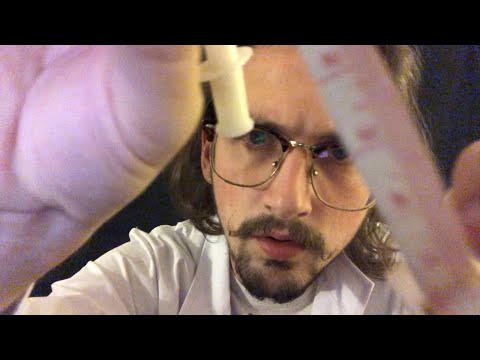 ASMR 1 Minute Face Measuring + Note Taking