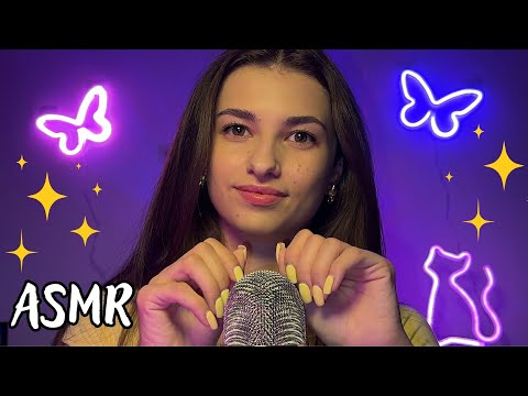 Asmr | Mic Scratching🎙️👅with Mouth Sounds for your sleep 😴