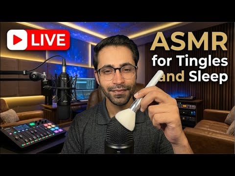🔴 ASMR Live For Tingles and Relaxation (Face Painting, Glue, Shaving Cream)