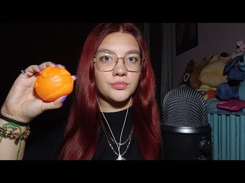 RELAXING STRESS BALL SOUNDS 😴💜 | ASMR ITA