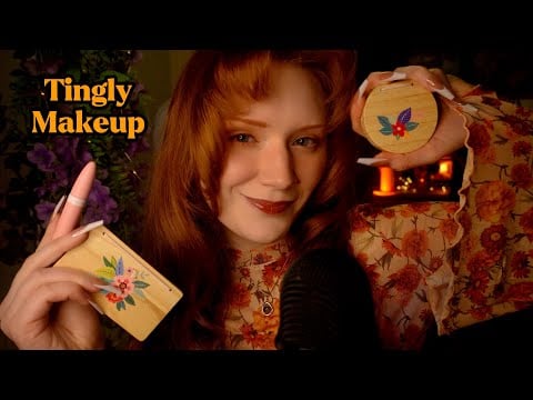 ASMR Wooden makeup🥰 Clicky whisper, Mouth sounds Tapping 💅