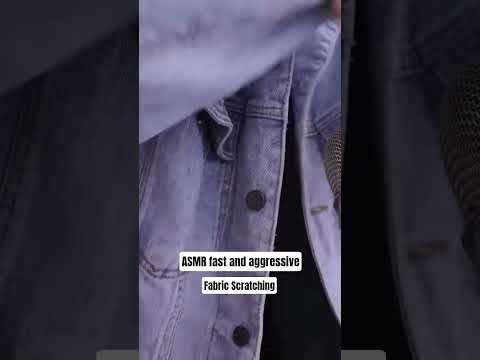 Longer version in my channel #fastandaggressiveasmr #asmrfabricscratching #fastasmr