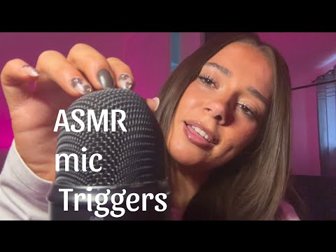 ASMR - Intense Bare Mic Scratching, Rubbing, & Gripping with mouth sounds (fast and aggressive)