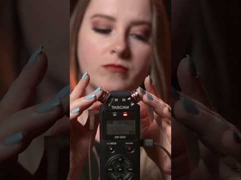 ASMR com dedos na cápsula do Tascam ♡ #asmr #asmrrelax #asmrsleep