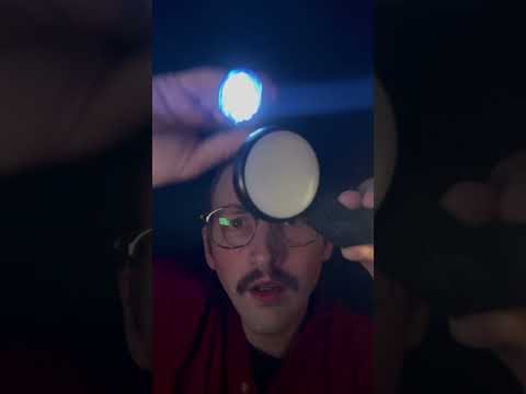 ASMR Quick Eye Test w/ Lights & Fingers