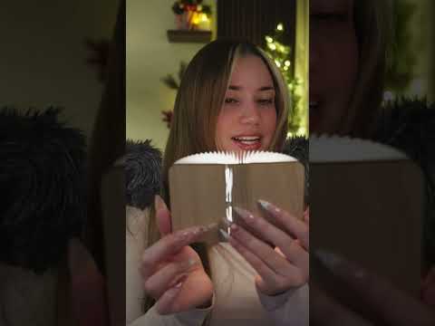 Close your eyes and let the tingles take over 🤫✨🎄 #InaudibleASMR