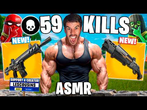 ASMR FORTNITE FAST MOUTH SOUNDS 59 KILLS 💀 SOLO VS SQUAD (asmr controller sounds fortnite)