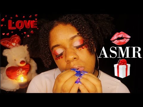 ASMR - Kisses, Mouth Sounds & Tracing for Sleep | Happy Valentines Day ♡💋