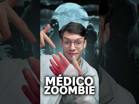 ERES UN ZOMBIE Y TE PEGO EL BRAZO #asmr #shorts #asmrsounds #comedia #halloween