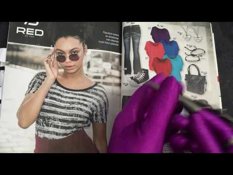 OPERA GLOVES 🙌  Flipping through 👗👙👚👖👠 LARGE Magazine  [[ASMR]]