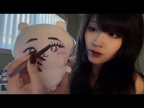 asmr i do your makeup but you're chiikawa