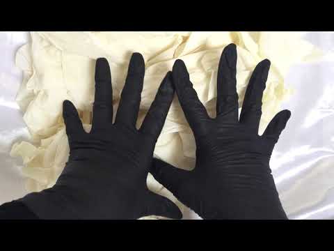 LATEX GLOVES ✋ POWDERED 🤚 LAYERING 🖖  RIPPING 🤌 [[ASMR]]