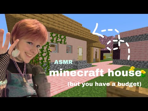 ASMR | Pink Minecraft House in Entirely Pink Village? Whispers and Gameplay