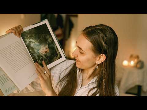 reading in french my favorite art book - asmr