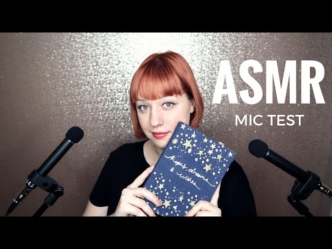 ❤ASMR ITA❤ Mic Testing - Tapping & Scratching Book, Thinking Putty [Whisper]