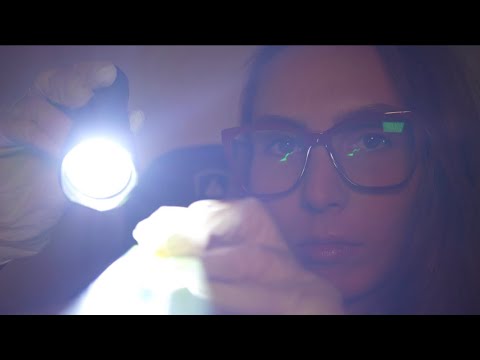 ASMR Cranial Nerve Exam with LIGHT TRIGGERS 🩺 Testing your Sight, Hearing, Taste, Smell & Touch