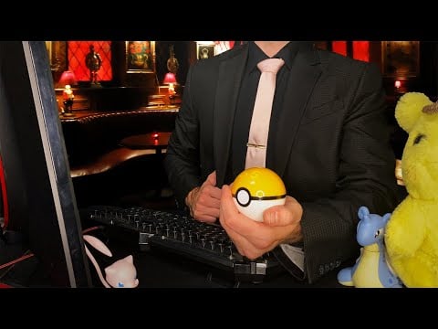 [ASMR] Asking You Personal Questions at the Pokémon Fan-Club🍸| Member Interview Roleplay, Typing