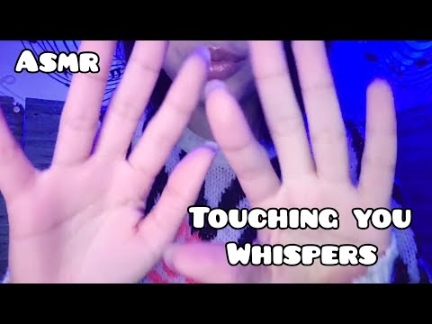 ASMR ◇ Touching your face/mouth sounds to relax you ❤