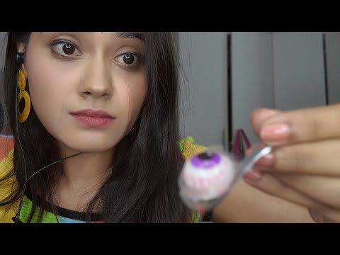 ASMR - let me clean your eyes 😜 (Hindi asmr) | funasmr