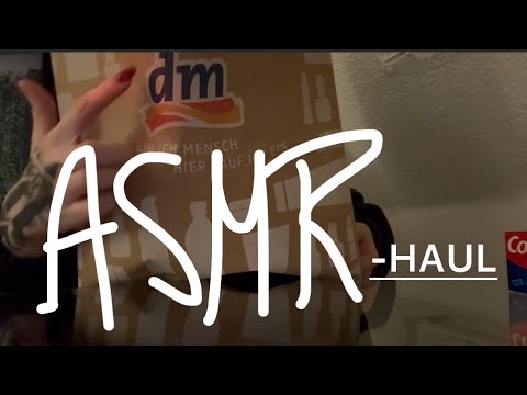 [GEMAN ASMR] DM haul - tapping -crinkles •German whispers 