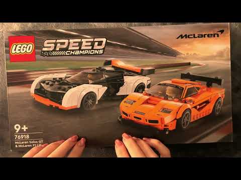 😴 Lego ASMR (1+ Hour) Let's Build the Mclaren F1 - Clicky Whispering