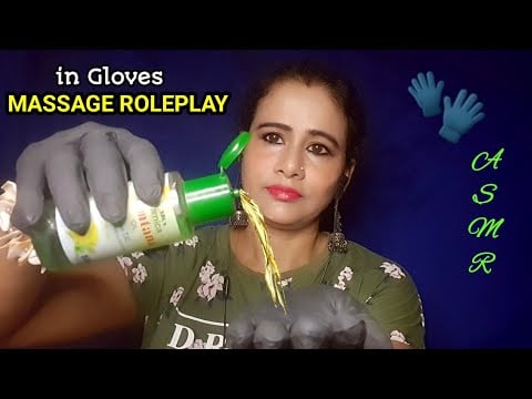 ASMR Massage in Gloves 🧤 for Deep Relaxation ( Scalp, Face, Neck, Shoulder, Back ) | Asmr Ghosal